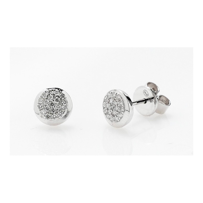 Pendientes círculo diamantes Pendientes círculo diamantes