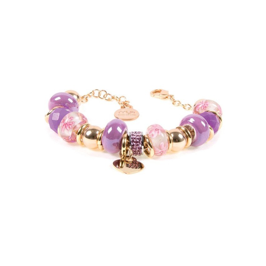 Pulsera de componentes lila Pulsera de componentes lila