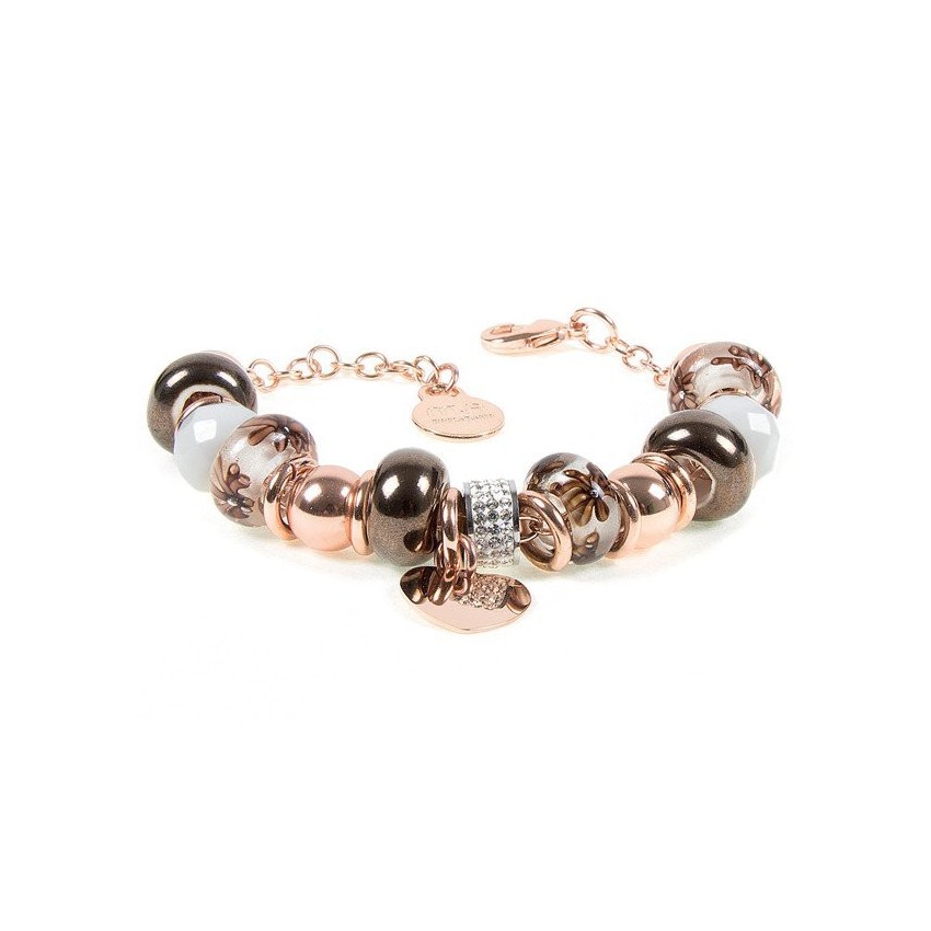Pulsera de componentes marron Pulsera de componentes marron