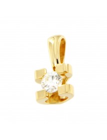 COLGANTE DIAMANTES CLARICE ORO AMARILLO