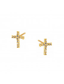 PENDIENTES CRUZ CIRCONITAS