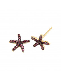 PENDIENTES ESTRELLA TOPACIO COLOR