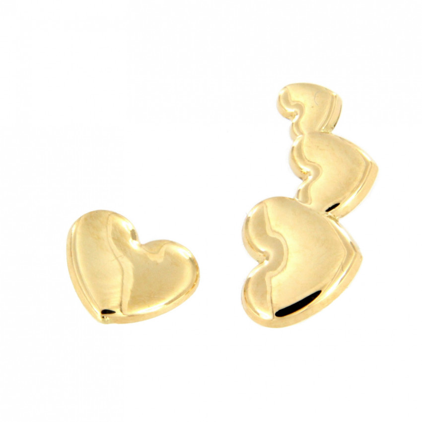 PENDIENTES TREPADOR CORAZONES