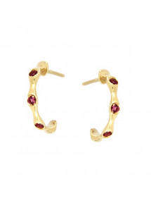 PENDIENTES ESPINEL RED