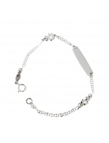 PULSERA RECIEN ORO BLANCO
