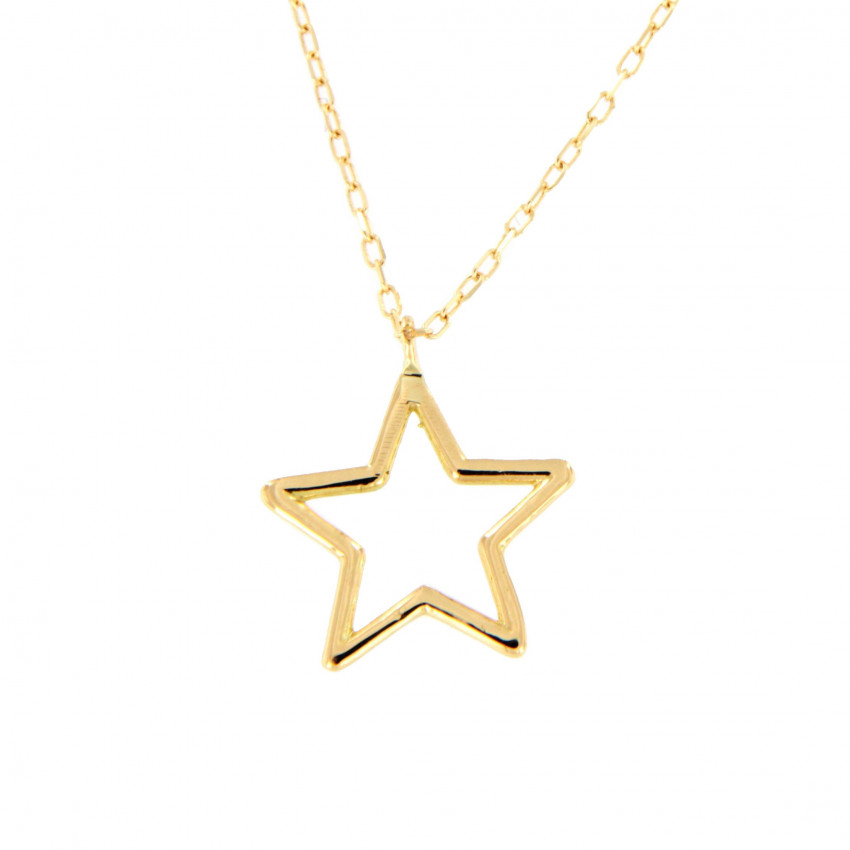 COLGANTE ESTRELLA CON CADENA