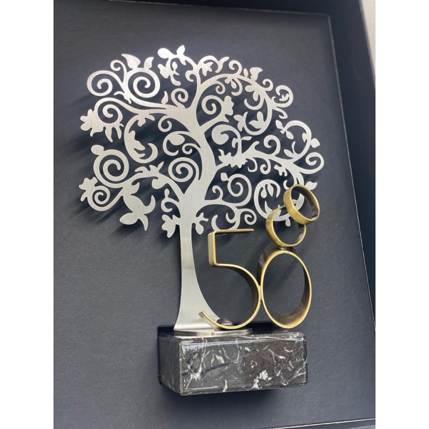 Regalo 50 Aniversario Bodas De Oro Personalizado 7409