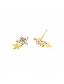 PENDIENTES ESTRELLAS FUNDICION