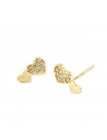 PENDIENTES CORAZONES FUNDICION