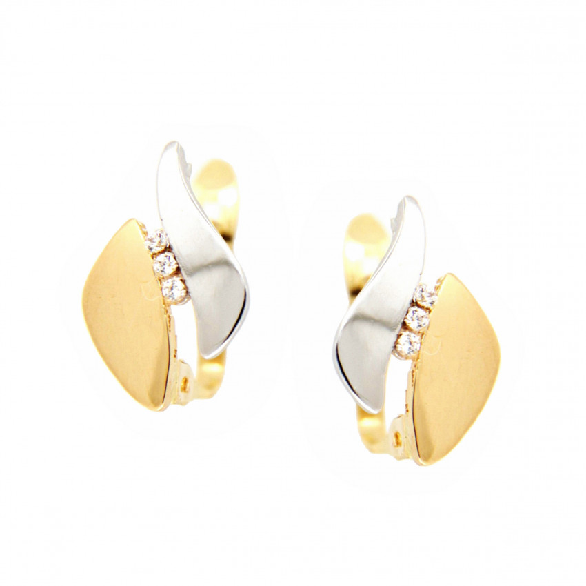 PENDIENTES BICOLOR