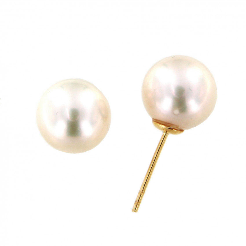 PENDIENTES PERLA ESFERICA 8 - 8,5 MM
