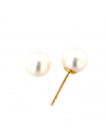 PENDIENTES PERLA ESFERICA 7 - 7,5 MM