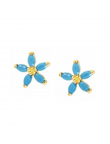 PENDIENTES TURQUESA