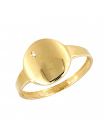 SORTIJA DIAMANTES TIPO SELLO
