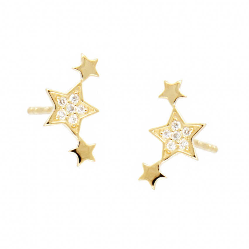 PENDIENTES DIAMANTES ESTRELLAS