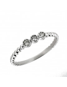 SORTIJA DIAMANTES ORO BLANCO